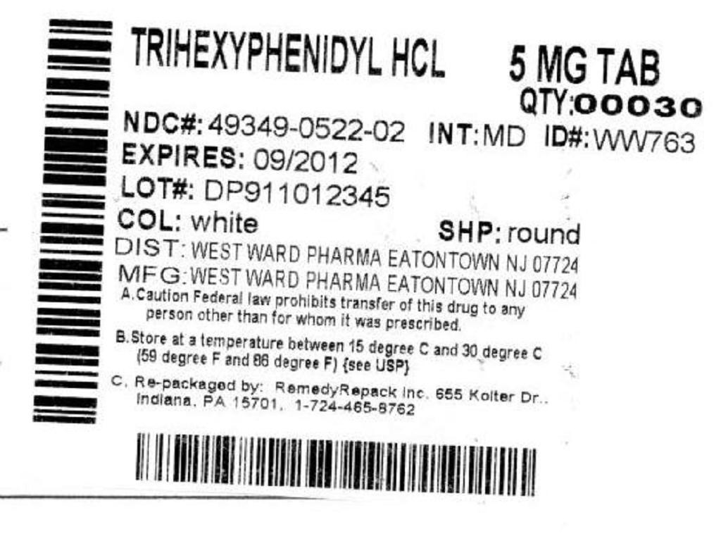 Trihexyphenidyl Hydrochloride