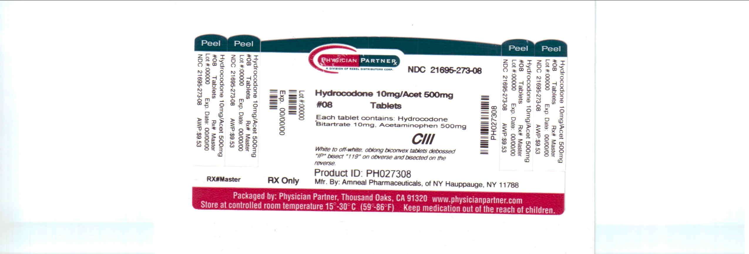 Hydrocodone Bitartrate and Acetaminophen