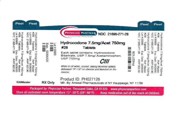 Hydrocodone Bitartrate and Acetaminophen