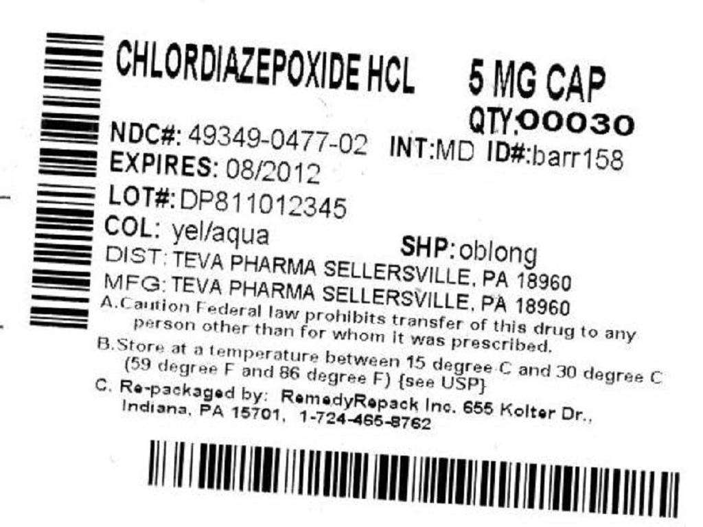 Chlordiazepoxide Hydrochloride