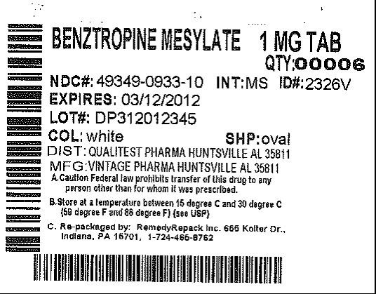 Benztropine Mesylate