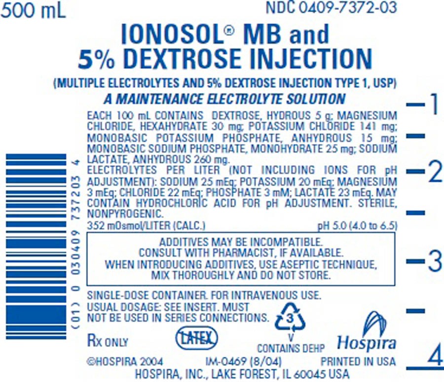 Ionosol and Dextrose