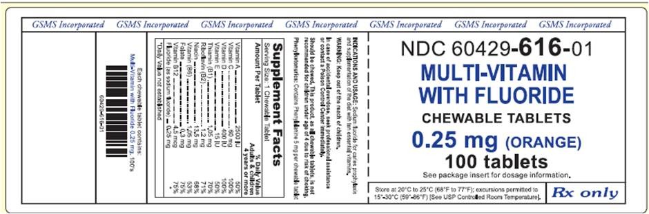 Multi-Vitamin With Fluoride