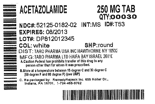 Acetazolamide