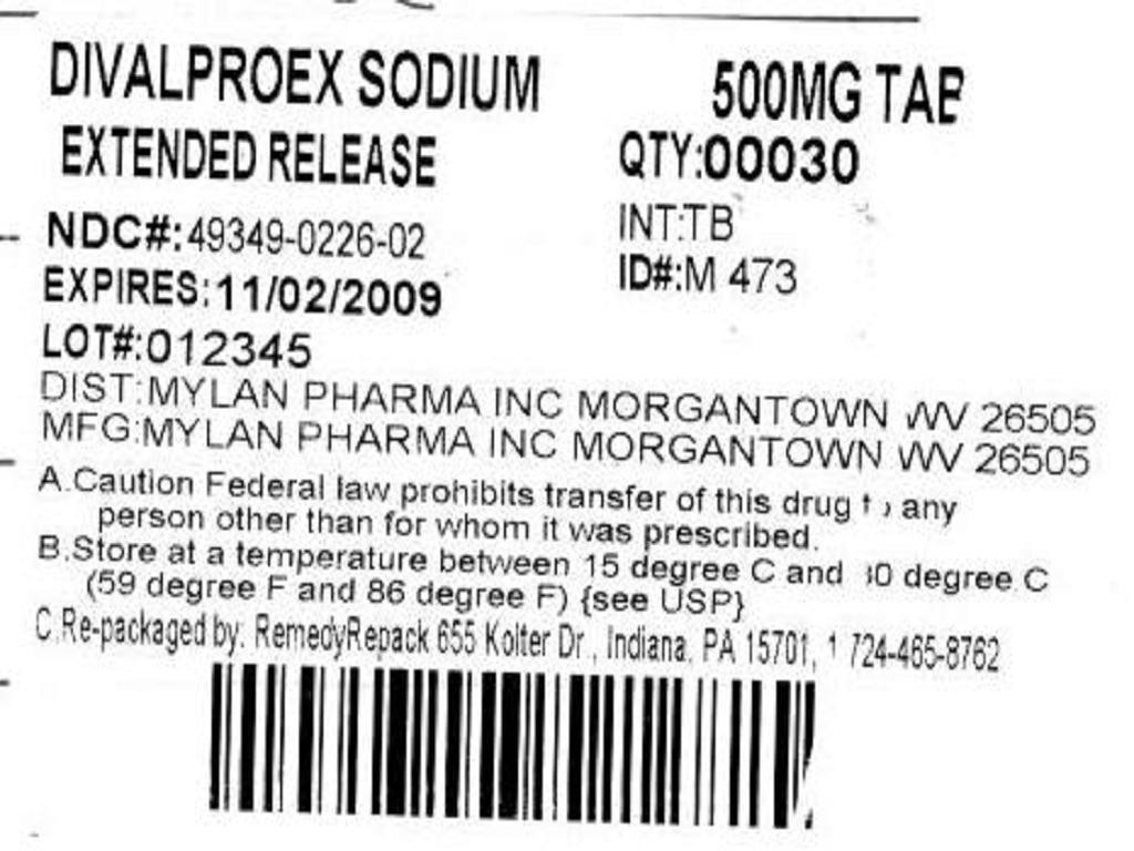 Divalproex Sodium Extended Release