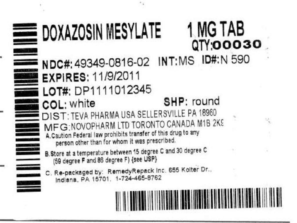 Doxazosin Mesylate