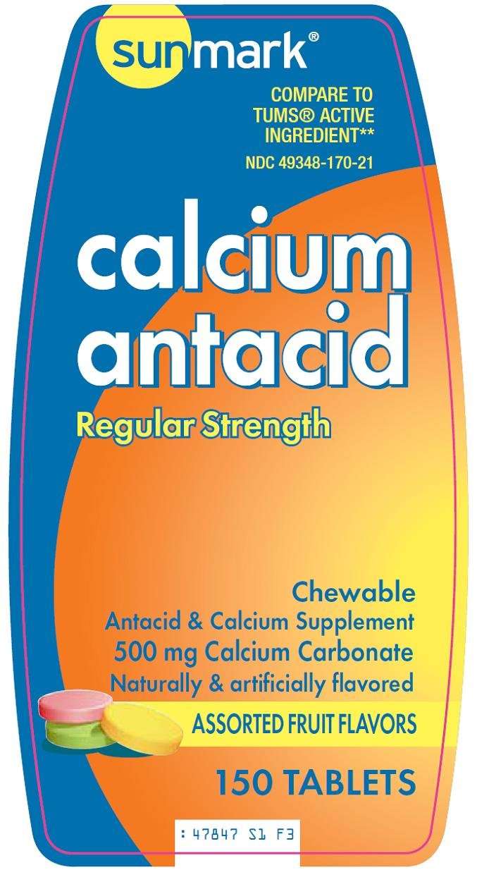 Sunmark calcium antacid