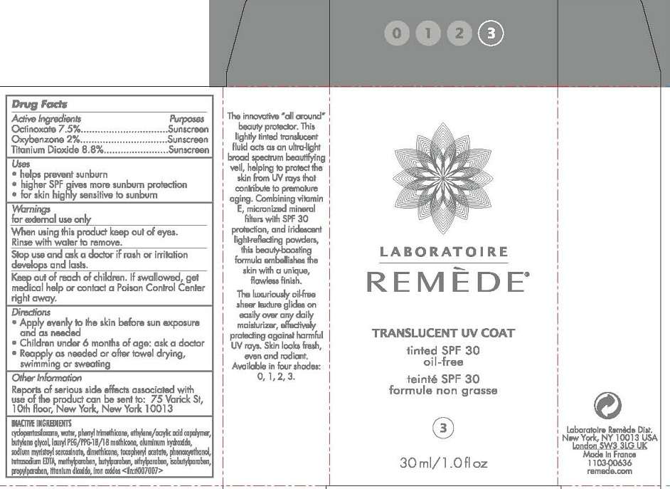 LABORATOIRE REMEDE TRANSLUCENT UV COAT TINT 3