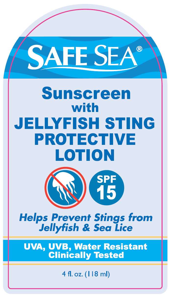 Safe Sea Sunscreen With Jellyfish Sting Protective SPF 15