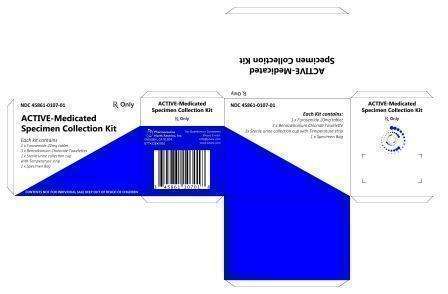 Active-Medicated specimen collection kit