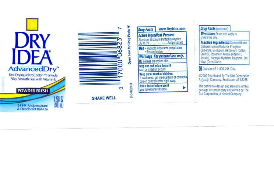 Dry Idea AD Antiperspirant Roll-On Powder Fresh