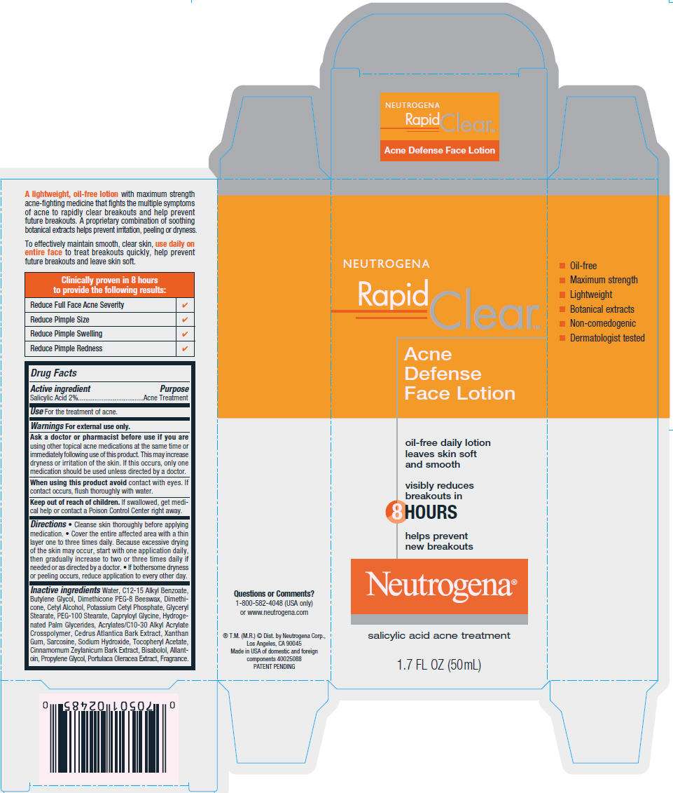 Neutrogena Rapid Clear Acne Defense Face
