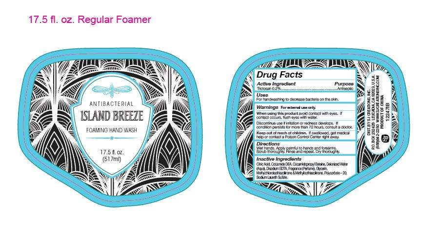 Island Breeze Antibacterial Foaming Hand Wash