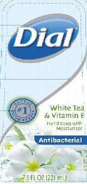 Dial White Tea and Vitamin E Antibacterial Hand Soap