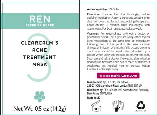 ClearCalm 3 Acne Treatment Mask