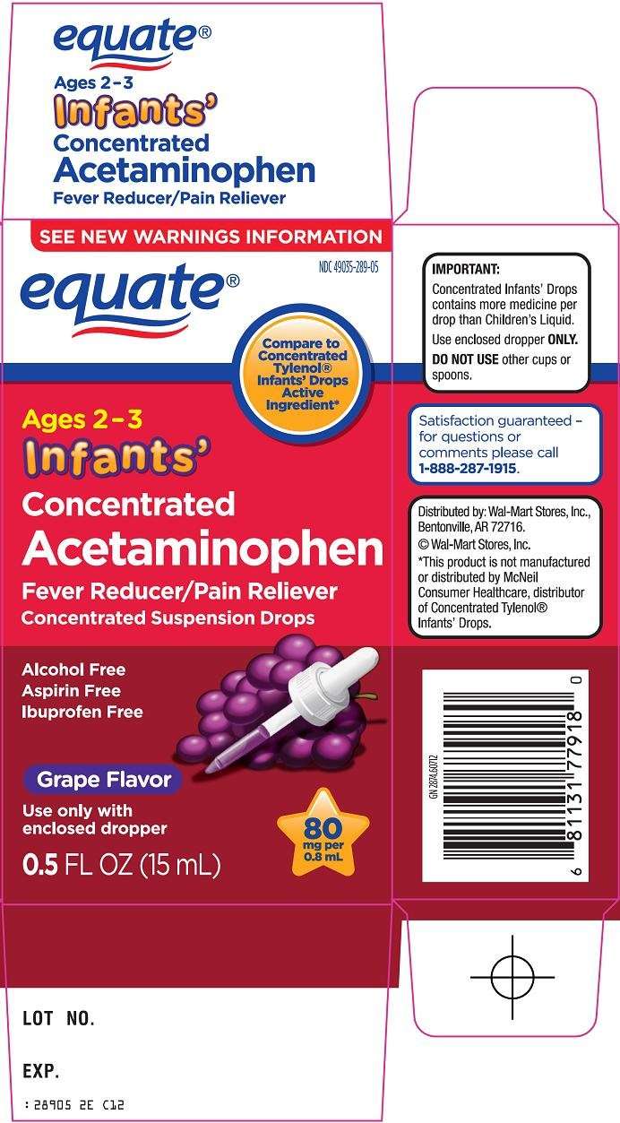 equate acetaminophen