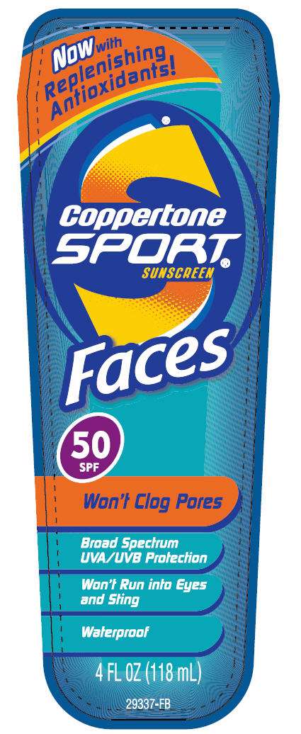 Coppertone SPORT Sunscreen Faces