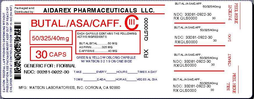 Butalbital, Aspirin, and Caffeine