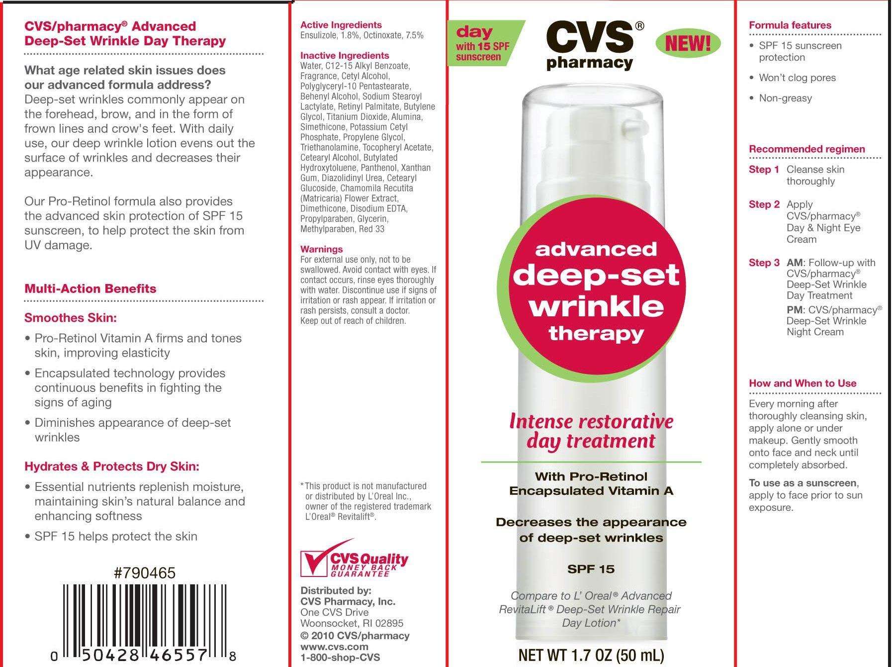 CVS Advanced Deep Set Wrinkle Therapy w/SPF15