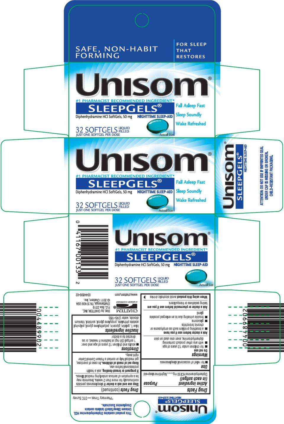 Unisom SleepGels Nighttime Sleep-Aid