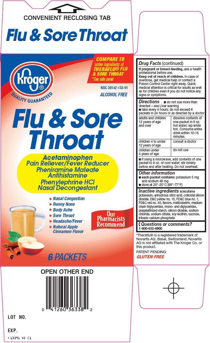 flu and sore throat