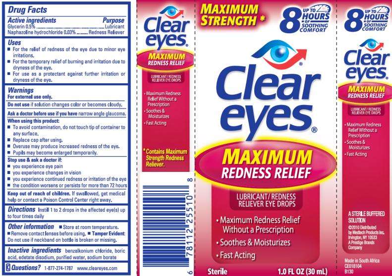 Clear Eyes Maximum Redness Relief