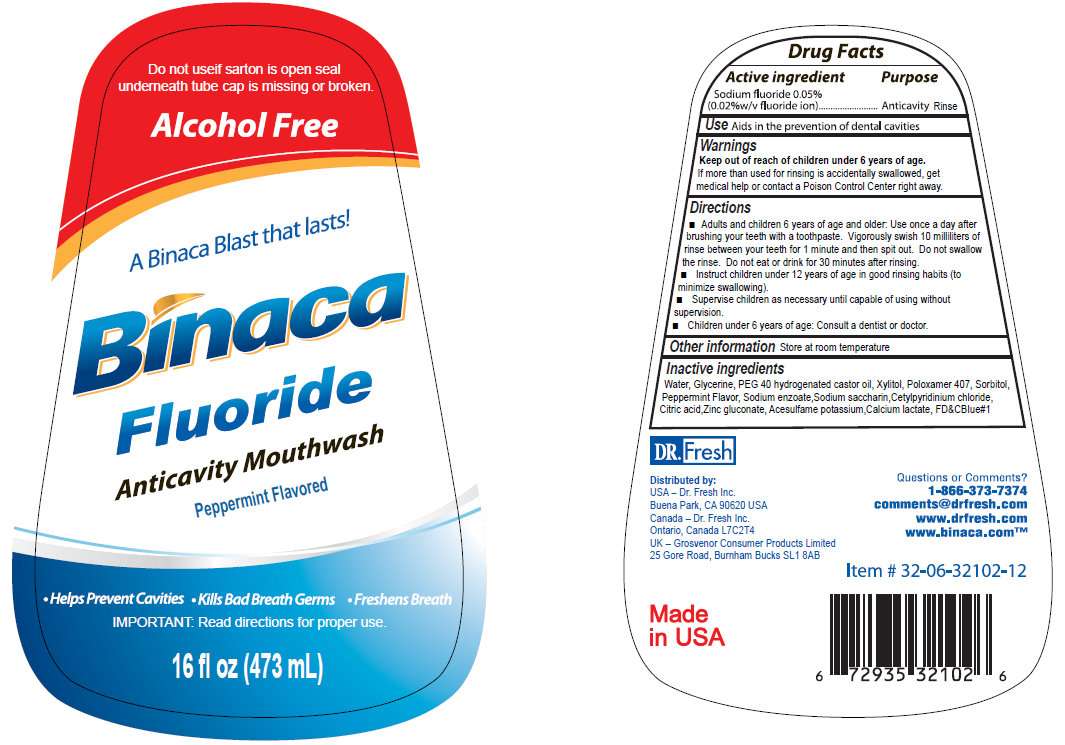 Binaca Fluoride Anticavity Mouthwash