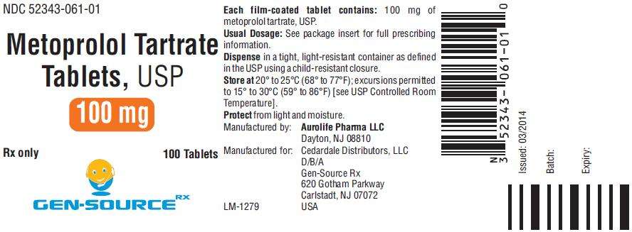 Metoprolol Tartrate