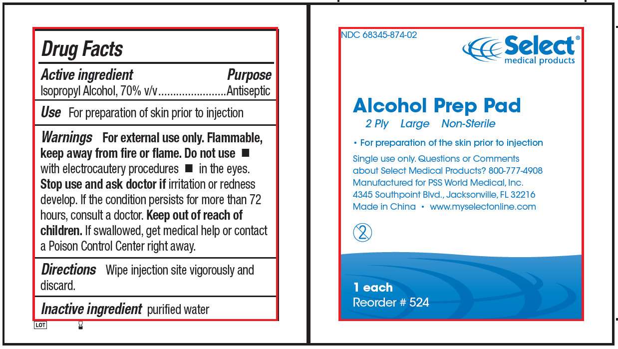 Alcohol Prep Pads - Non Sterile