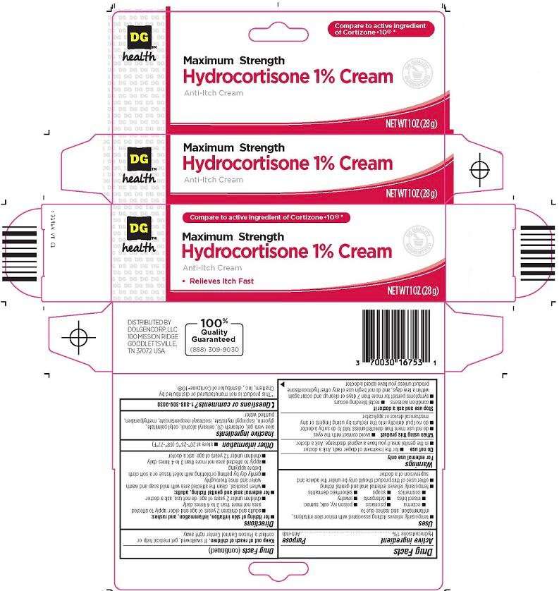 DG Health Hydrocortisone Cream