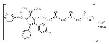 Amlodipine besylate/atorvastatin calcium