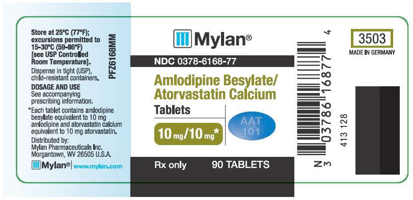 Amlodipine besylate/atorvastatin calcium