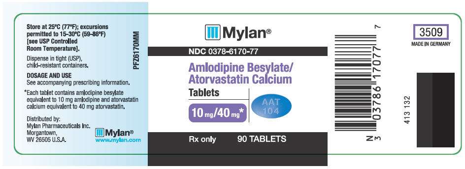 Amlodipine besylate/atorvastatin calcium