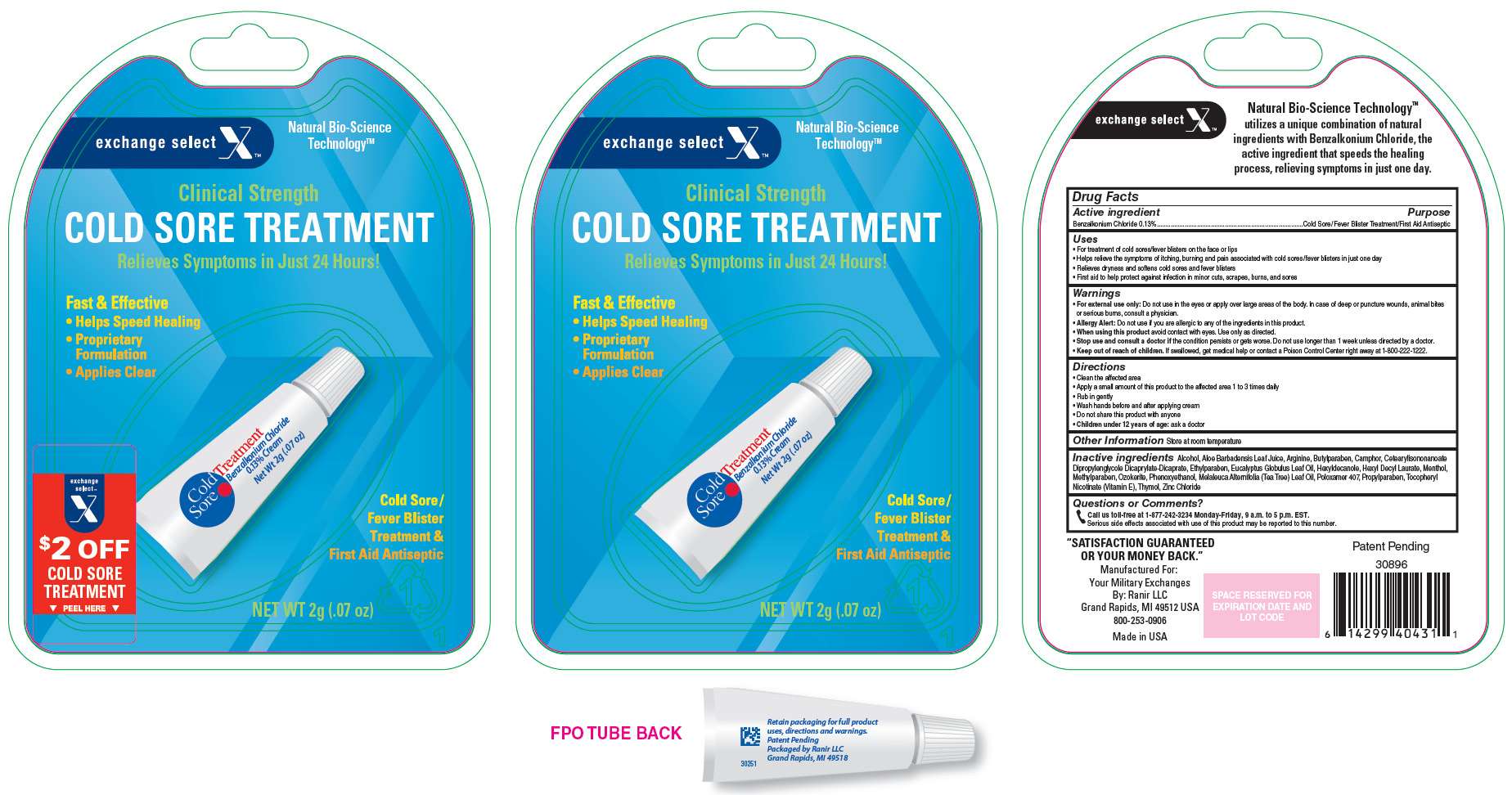 Exchange Select Cold Sore Treatment