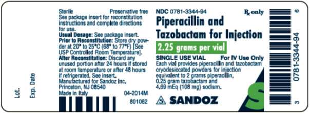 Piperacillin and Tazobactam