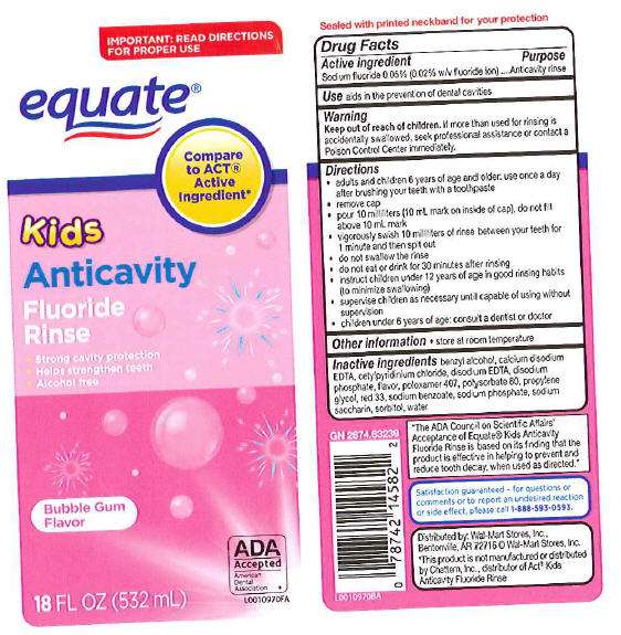 Anticavity Fluoride Rinse