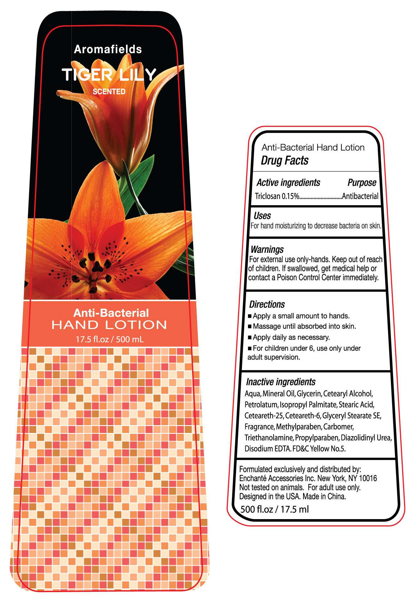 Aromafields Tiger Lily Scented Anti-Bacterial Hand