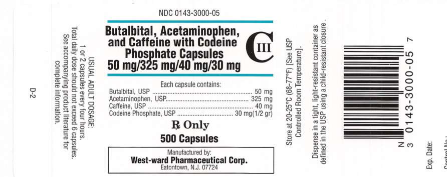 Butalbital, Acetaminophen and Caffeine with Codeine Phosphate