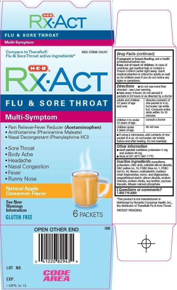 rx act flu and sore throat