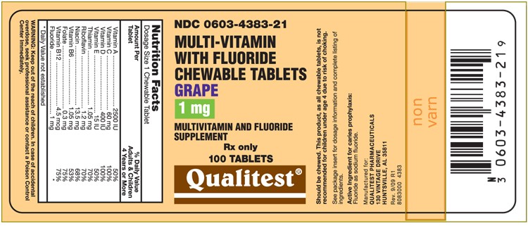 Multi Vitamin with Fluoride