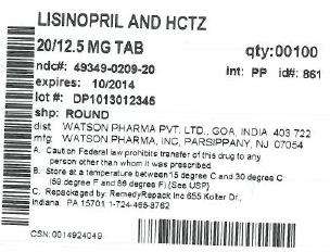 Lisinopril and hydrochlorothiazide