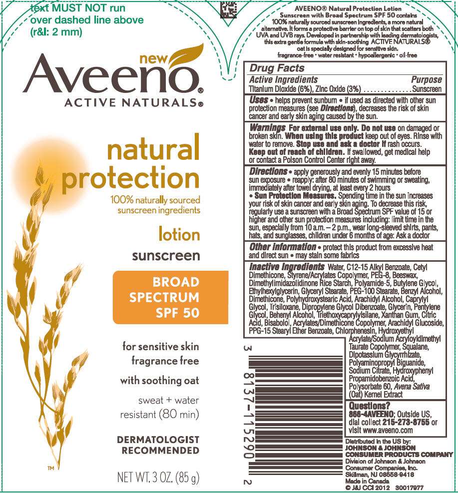 Aveeno Natural Protection Sunscreen