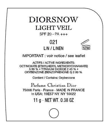 DiorSnow Light Veil 021 Linen SPF 20