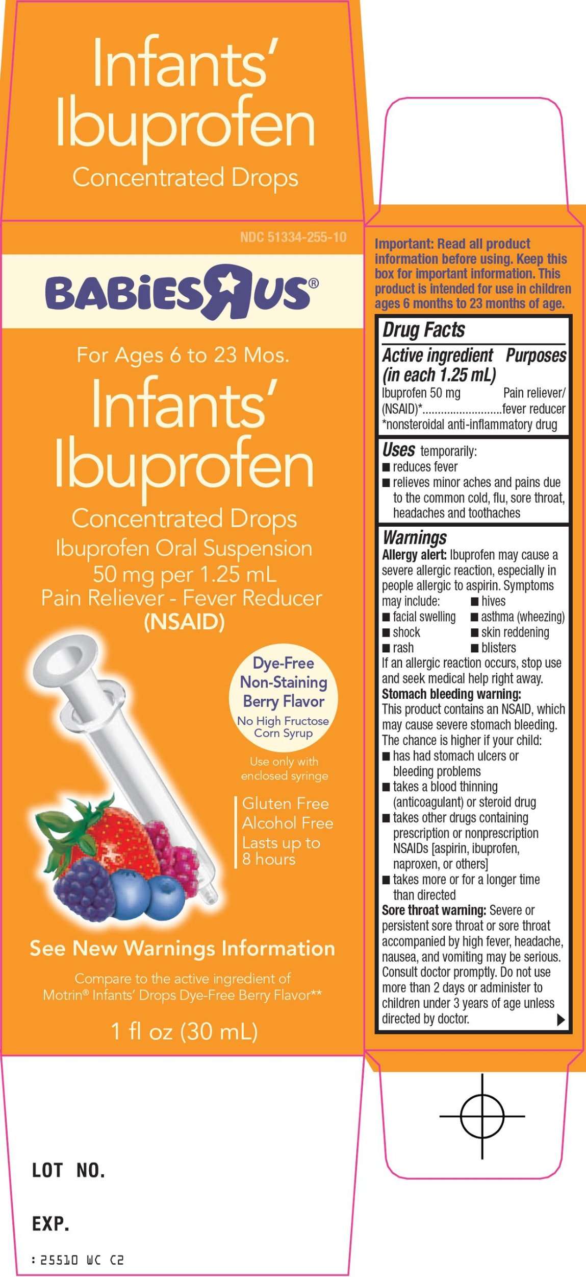babies r us infants ibuprofen