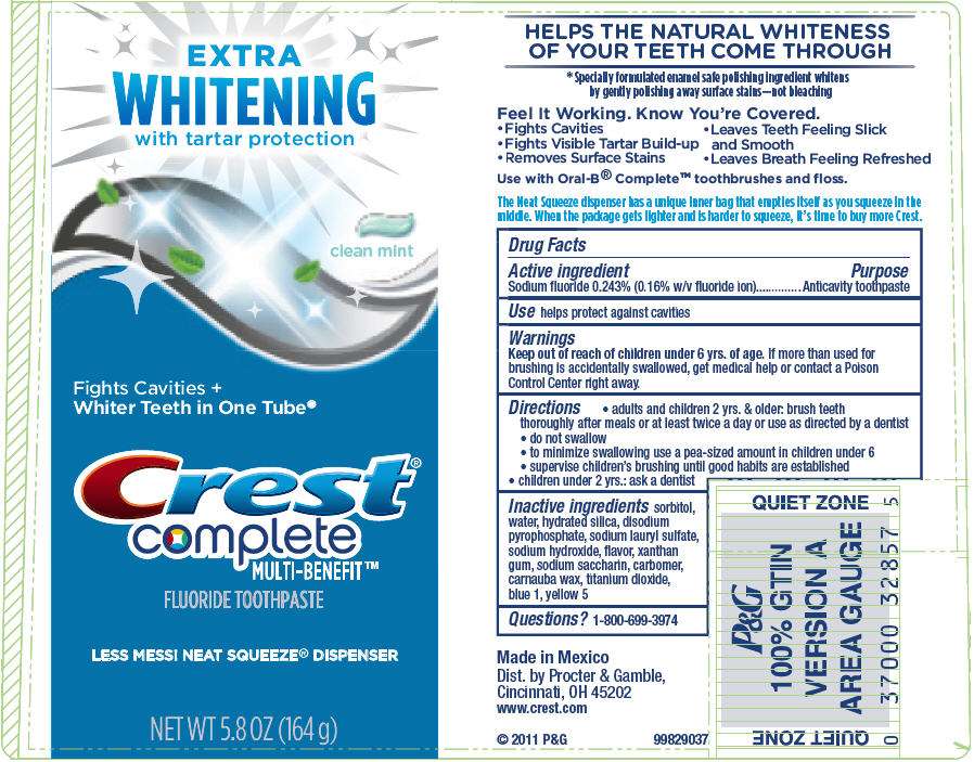 Crest Complete Multi-Benefit Extra Whitening