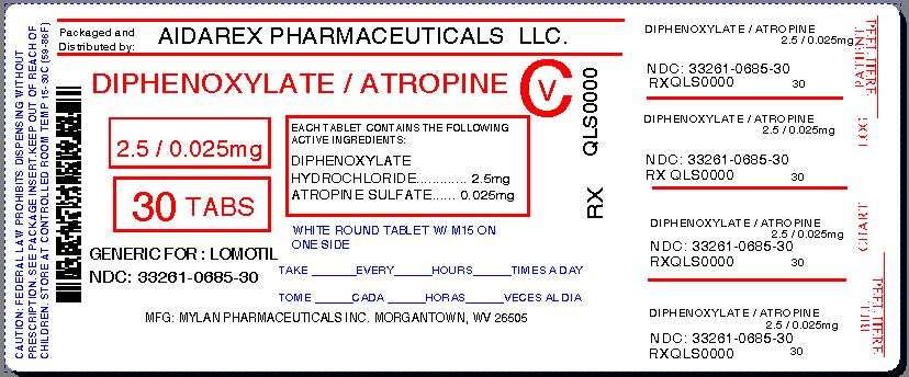 Diphenoxylate Hydrochloride and Atropine Sulfate