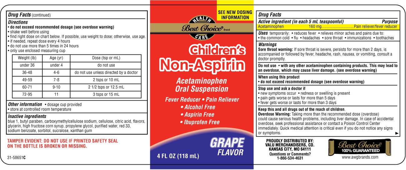 Childrens Acetaminophen Oral Suspension