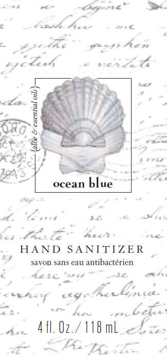 LETTERS Ocean Blue Hand Sanitizer