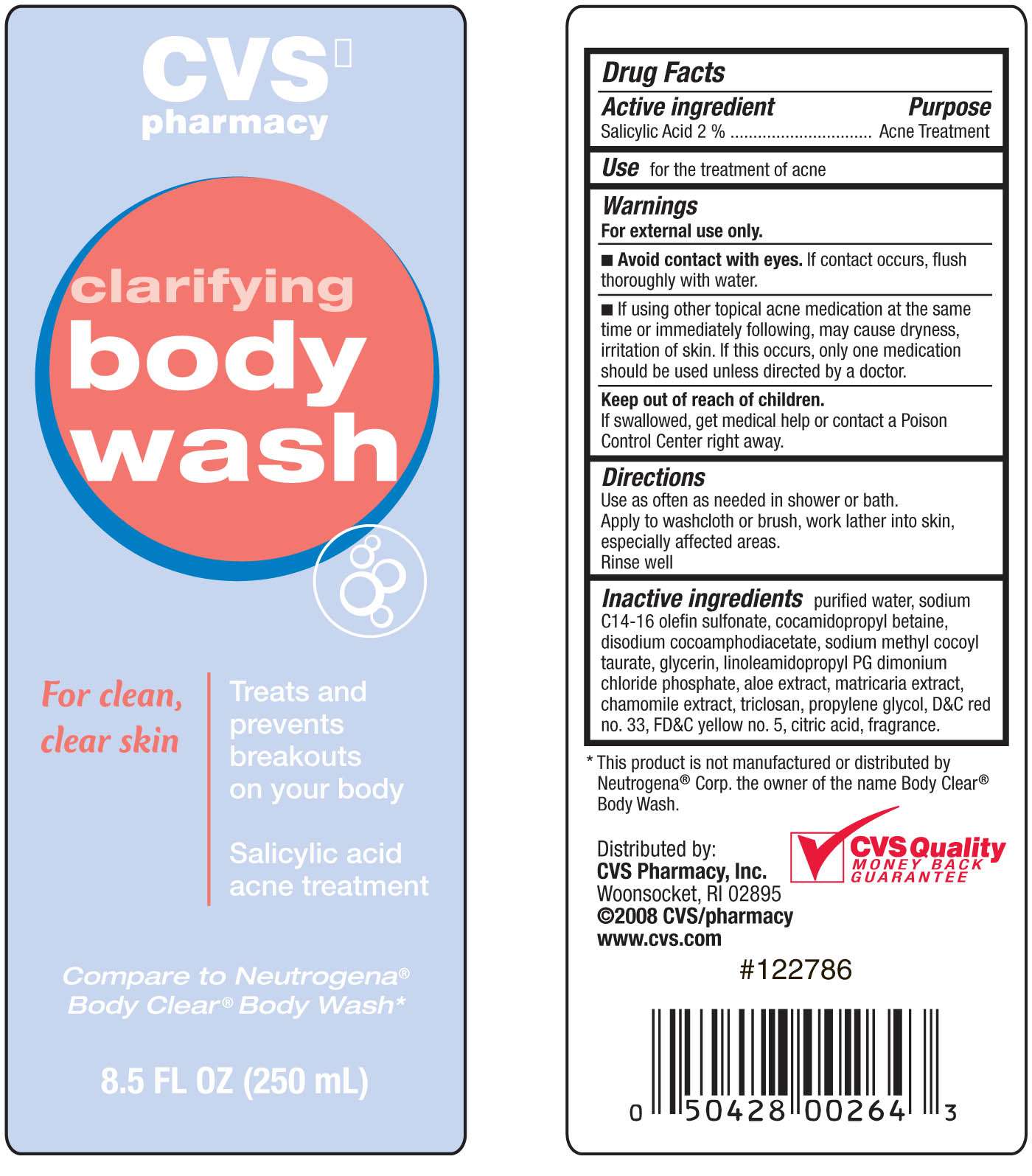 CVS Clarifying Body Wash