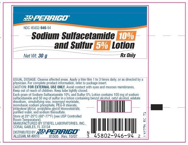 Perrigo Sodium Sulfacetamide and Sulfur